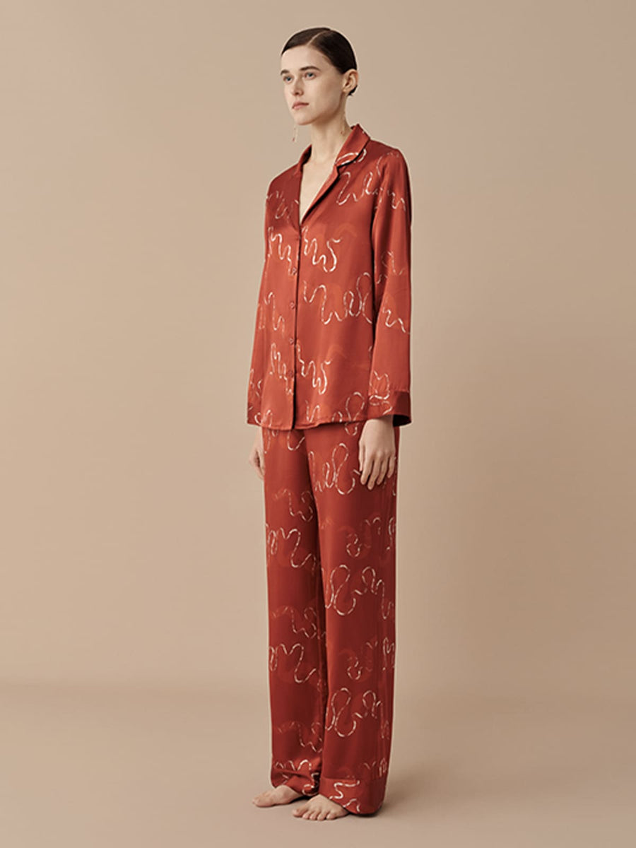 CNY-Auspicious Spiral Pyjama Set