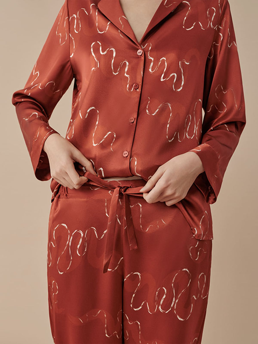 CNY-Auspicious Spiral Pyjama Set