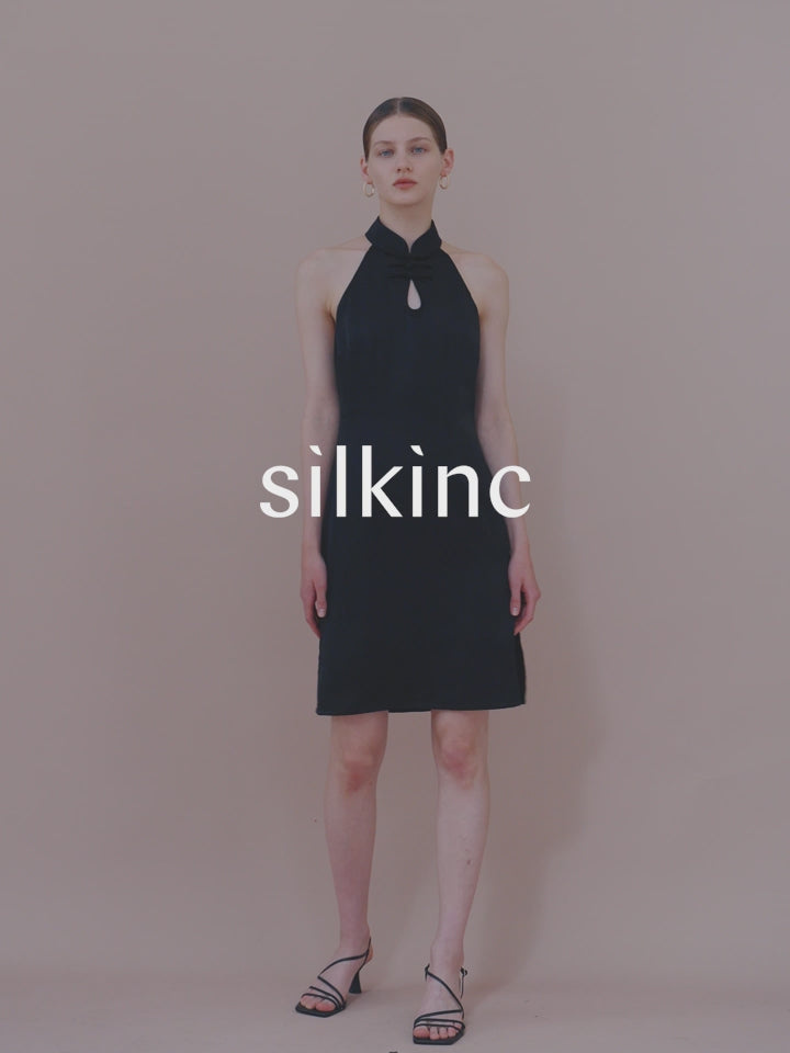 SILKINC Two-piece Lace Collared Dress